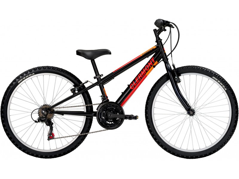 Ποδήλατο CLERMONT Freeland 610 24" Shimano 2025 ΜΑΥΡΟ ΚΟΚΚΙΝΟ